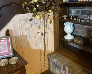 C Jere style MCM metal nail art tree