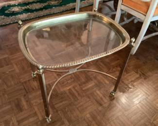 Great little brass and glass table