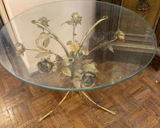 mcm hollywood regency side table