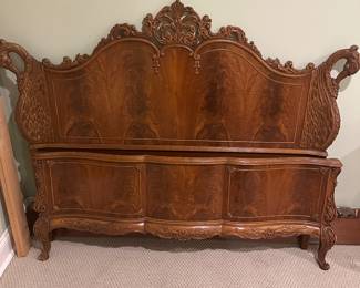 Carved French Bed