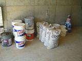 Just some of the construction supplies.