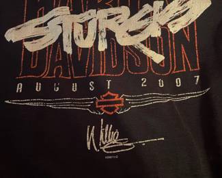 Vintage T-shirts from iconic Harley Davidson, Sturgis rally
