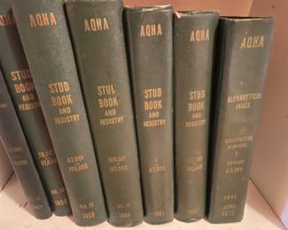 The AQHA American Quarter Horse Stud Book and Registry Published by American Quarter Horse Association 1957-1985, Amarillo, TX, 1957