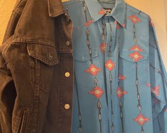 Vintage Western shirts & Corduroy jacket