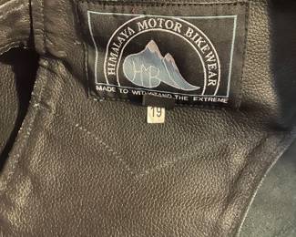Like new leather chaps Himalaya Motor Bikewear