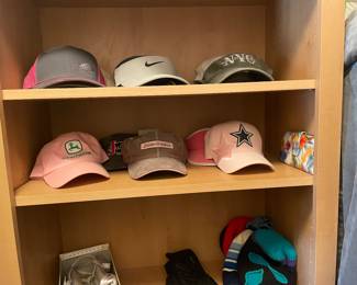 Ladies Ball Caps, John Deere pink and Dallas Cowboys