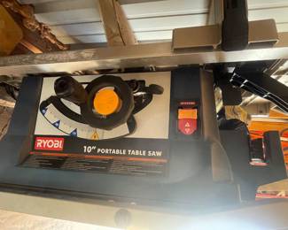 Ryobi 10 inch portable table saw