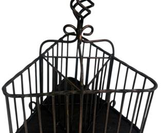 Ornate Metal Wine Caddy
