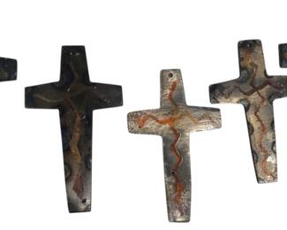 5 Handcrafted Heavy Metal Crosses