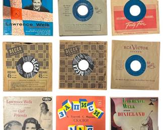 Various 45 RPM Vinyl Records