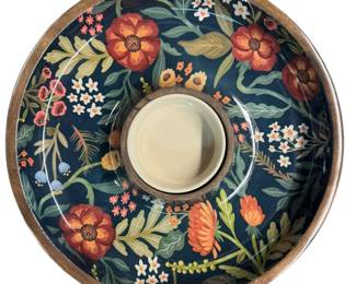 Mango Wood Chip Dip Serving Platter