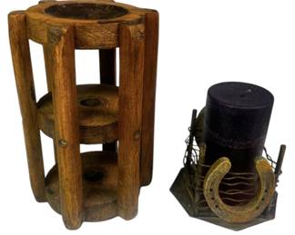 Cowboy Themed Candle Holders