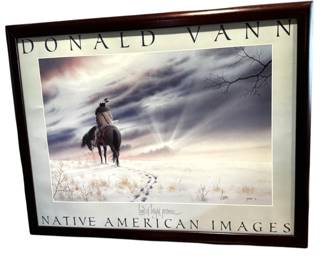 Signed Donald Vann Framed Print