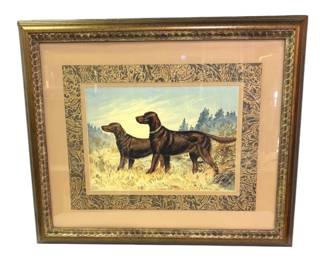 Framed Labrador Retriever Print