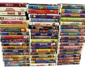 HUGE Lot of Vintage Disney VHS Tapes