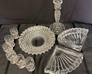CT527Waterford Crystal Triangle Dishes, Plus More