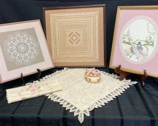 CT585Intricate Embroidered Art