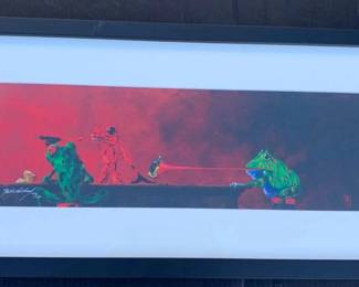 CT618Hey Look, Frog Bar Art
