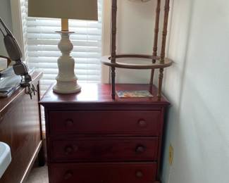 Three Drawer Chest Of Drawers, Replogle Globe