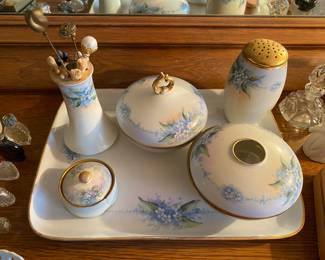 Beautiful Hand Painted Vanity Set