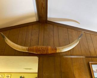 Vintage Mounted Longhorns 