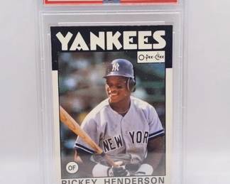 RICKEY HENDERSON OPC CARD
