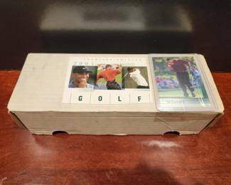 2001 UPPER DECK GOLF SET. INCLUDES TIGER WOODS