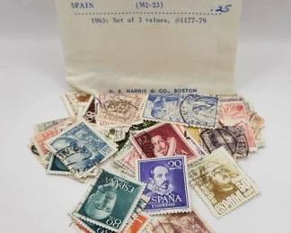  LOT OF VINTAGE SPAIN STAMPS

