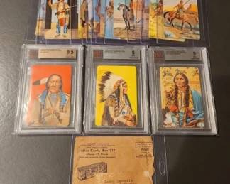 RARE* 1956 QUAKER BRAVES OF INDIAN NATIONS. ONE OF THE HIGHEST GRADED SETS IN EXISTANCE 