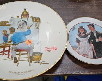 NORMAN ROCKWELL DECOR PLATES