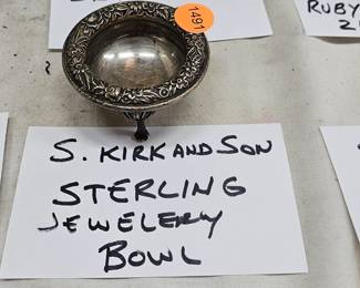 STERLING JEWELRY BOWL