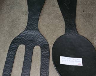 FORK AND SPOON KITCHEN WALL DECOR