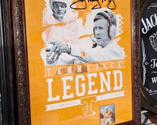 FRAMED JOHNNY MAJORS TENNESSEE