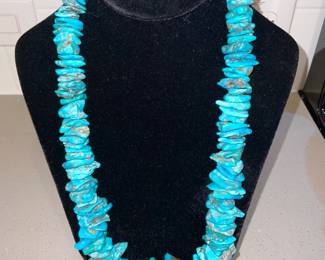 Navajo Morenci Turquoise Necklace