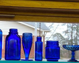 Cobalt Glass Items