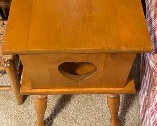 Hard Rock Maple End Tables