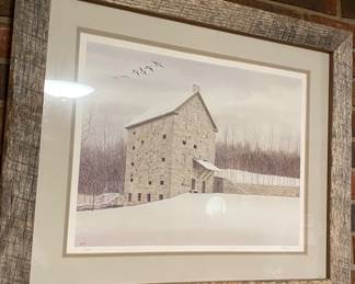 Joe Seme Signed and Numbered Barn Print