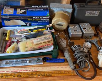 Lights and Paint Supplies