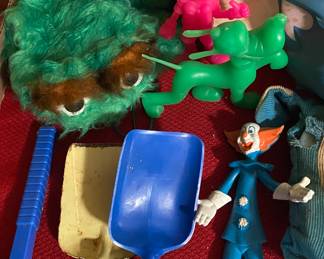 Vintage Disney Figures/Bozo Bendy/Grover