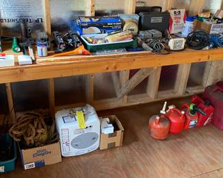 Assorted Tools and Hardware Items