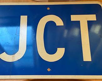 JCT Metal Sign