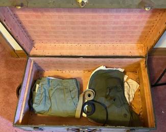 Footlocker with Some Uniform Items