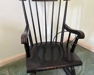 mid century childs rocking chair 
