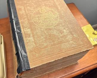 Websters New International Dictionary Second Edition
