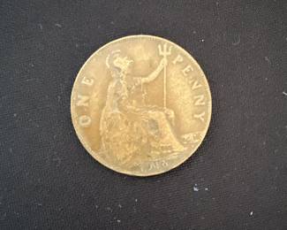 UK one penny 1916