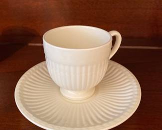 Wedgewood Edme Footed Coffee Tea cup Saucer 