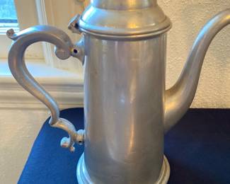 vintage pewter coffee pot - international silver company 1950s 