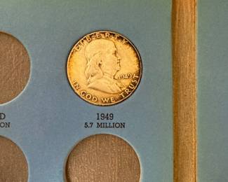 Franklin half dollar 1949