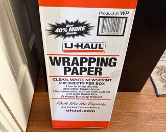 U-Haul Wrapping Paper 
