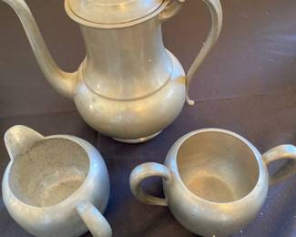Pewter Tea and Coffee Service, Sugar creamer 